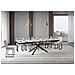 Tavolo allungabile 90x180/440 cm Plaker Evolution bianco frassino telaio antracite - Foto miniatura 3