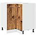 Armadietto Cucina “Lyon” Legno Antico 75,5x75,5x81,5 cm - Foto miniatura 1
