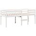 Letto a Soppalco con Tetto Bianco 90x190 cm in Legno di Pino - Foto miniatura 7