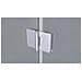 Box Doccia 70 Cm Apertura A Soffietto Nicchia H200 Cm Cristallo 6mm Profilo Cromato Liam - Foto miniatura 4