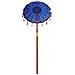 Parasol Balinese Blu (90-100) x 260 cm Cotone e legno massello - Foto miniatura 5
