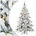 Albero di Natale Artificiale con Rami Pieghevoli Bianco 210 cm - Foto miniatura 1