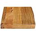 Piano Tavolo Bordi Vivi 60x30x2,5 cm in Legno Massello di Mango - Foto miniatura 4