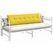 Cuscino per Schiena Giallo Chiaro 180 x 19 x 50 cm Tessuto - Foto miniatura 3