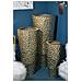 Set 3 Portavasi Glasy Oro In Ferro Con Lavorazione Decorativa - Foto miniatura 6