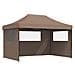 Tenda Party Marrone 292 x 440 x 315 cm Tessuto Oxford - Foto miniatura 1