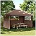 Tenda Party Marrone 292 x 440 x 315 cm Tessuto Oxford - Foto miniatura 2