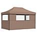 Tenda Party Marrone 292 x 440 x 315 cm Tessuto Oxford - Foto miniatura 6