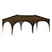 Tenda per feste a pop-up 575 x 288 x 245 cm Tortora - Foto miniatura 1
