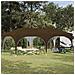 Tenda per feste a pop-up 575 x 288 x 245 cm Tortora - Foto miniatura 2