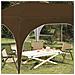 Tenda per feste a pop-up 575 x 288 x 245 cm Tortora - Foto miniatura 3