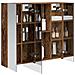 Mobiletto per specchio da bagno Legno vecchio 80 x 14.5 x 70 cm - Foto miniatura 3