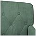 Loveseat con bottoni imbottiti Verde Mare 111 x 65 x 79 cm - Foto miniatura 7