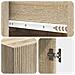 Set di armadi 2 pcs 66 x 34,5 x 95 cm Legno ingegnerizzato - Foto miniatura 7