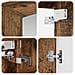 Set di Armadi da Bagno 5 pcs Legno antico Legno ingegnerizzato - Foto miniatura 9