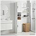 Armadio da Bagno con Ripiano Aperto UTRECHT Bianco Lucido - Foto miniatura 2