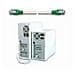 ICOC CRU5-050 - Cavo di rete Patch Cross in CCA Cat. 5e Verde / Grigio UTP 5 mt - Foto miniatura 2