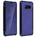 Custodia A Libro Clear View Specchio Per Samsung Galaxy S8 - Blu - Foto miniatura 1