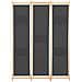 Divisorio A 3 Pannelli Grigio 120x170x4 Cm In Tessuto - Foto miniatura 5