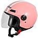 Casco Jet Scooter Moto Quad Omologato Ece 22 05 Visiera Rosa Xs - Foto miniatura 4