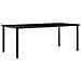 Tavolo Da Pranzo Nero 200x100x75 Cm In Vetro Temperato - Foto miniatura 1