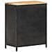 Credenza 60x35x78 Cm In Legno Massello Di Mango Grezzo - Foto miniatura 6