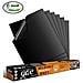 Grill Mat Un Insieme Di 6 Barbecue Mat Antiaderente Riutilizzabile Barbecue Cottura Mat Teflon Cooking Mats Per Electric Grill A Gas Carbone Per Barbecue Approvato Dalla Fda Pfoa-free 15.75 13inch Nero. . . - Foto miniatura 1