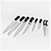 Mr-1422 Set Coltelli Cucina 8 Pezzi, Ceppo Coltelli In Legno, Lame Acciaio Inox, Forbici - Foto miniatura 3