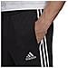 Pantalone Da Uomo Essentials French Terry Tapered Cuff 3-stripes Nero Taglia S Codice Gk8831 - Foto miniatura 3