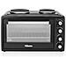 Forno a Convezione con 2 Piastre Cottura 38 L 3100 W Colore Nero - Foto miniatura 1