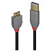 36766 1m USB A Micro-USB B Maschio Maschio Nero cavo USB - Foto miniatura 1