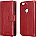 Custodia Compatibile Con Google Pixel In Rosso Vinaccia - Coperchio Protettiva Con Chiusura Magnetica, Funzione Stand E Tasca Per Le Carte - Foto miniatura 7