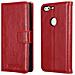 Custodia Compatibile Con Google Pixel In Rosso Vinaccia - Coperchio Protettiva Con Chiusura Magnetica, Funzione Stand E Tasca Per Le Carte - Foto miniatura 8