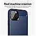 Custodia Compatibile Con Apple Iphone 11 Pro Max In Brushed Blu - Coperchio Protettivo In Silicone Tpu Flessibile In Look Acciaio Inossidabile-fibra Di Carbonio - Foto miniatura 3