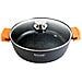 Wecook Ecochef Casseruola Bassa 28cm Induzione, Coperchio Di Vetro, Antiaderente Alluminio Fuso  Nero - Foto miniatura 7