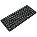 Tastiera Bluetooth AKB862UK  (Layout Inglese) Colore Nero - Foto miniatura 1