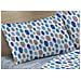 Completo Lenzuola Letto Camera In 100% Cotone Made Italy Vari Disegni Rp 2 Piazze Summer Blu - Foto miniatura 4