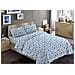 Completo Lenzuola Letto Camera In 100% Cotone Made Italy Vari Disegni Rp 2 Piazze Summer Blu - Foto miniatura 1
