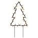 Decorazioni Luminose Natalizie Picchetti 3pz Albero 50led 30cm - Foto miniatura 3