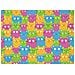 Copripiumino Sacco Piumone Pensieri Delicati Cotone Disegno Happy Cat Multicolor Singolo Multicolor - Foto miniatura 4
