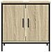 Mobile Lavabo Bagno Rovere Sonoma 60x30x60 Cm Legno Multistrato - Foto miniatura 8