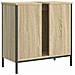 Mobile Lavabo Bagno Rovere Sonoma 60x30x60 Cm Legno Multistrato - Foto miniatura 9