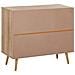 Cassettiera 3 Cassetti Ponca Marrone Chiaro - Foto miniatura 7