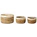 Set Di 3 Cestini Tajori Iuta Naturale - Foto miniatura 8