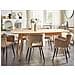 Tavolo Da Pranzo Legno Chiaro 150/190 X 90 Cm Madox - Foto miniatura 1