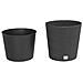 Fioriera Con Interno Rimovibile Antracite 35 / 37,5 L Pp Rattan - Foto miniatura 3