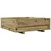 Fioriera Da Giardino 80x80x26,5 Cm In Legno Di Pino Impregnato - Foto miniatura 2