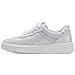White Uni Casual Closed Sport Shoe Sneakers Pelle Scarpe Donna Bianco Eu 36, 1-23778-20 146 - Foto miniatura 3