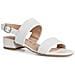 White Casual Open Sandals Sandali Pelle Scarpe Donna Bianco Eu 39, 1-28147-42 100 - Foto miniatura 1