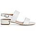 White Casual Open Sandals Sandali Pelle Scarpe Donna Bianco Eu 39, 1-28147-42 100 - Foto miniatura 2